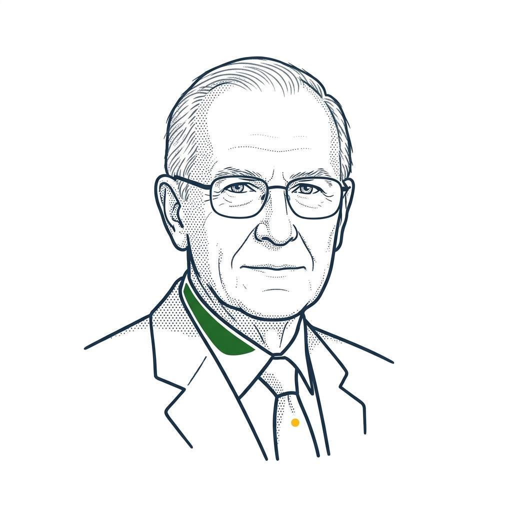 Sketch portrait of Carl Icahn