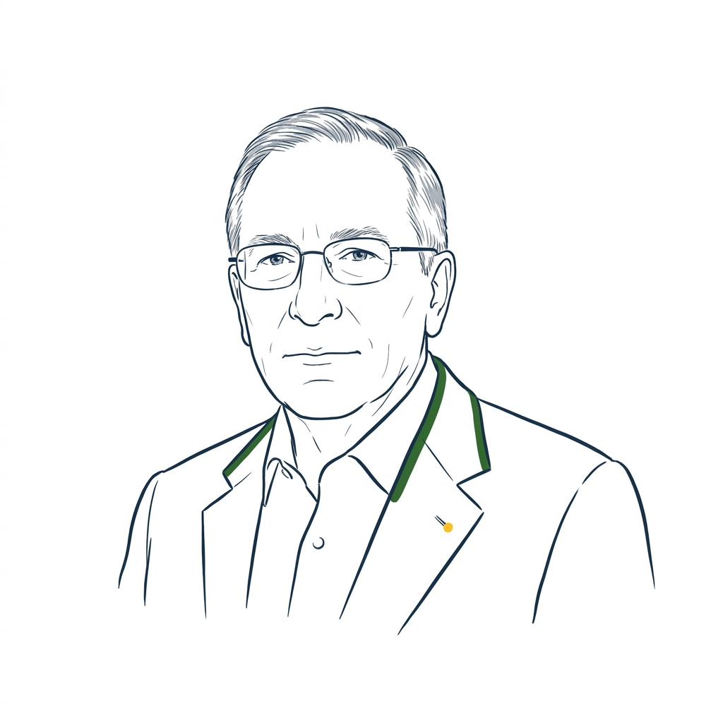 Sketch portrait of Seth Klarman