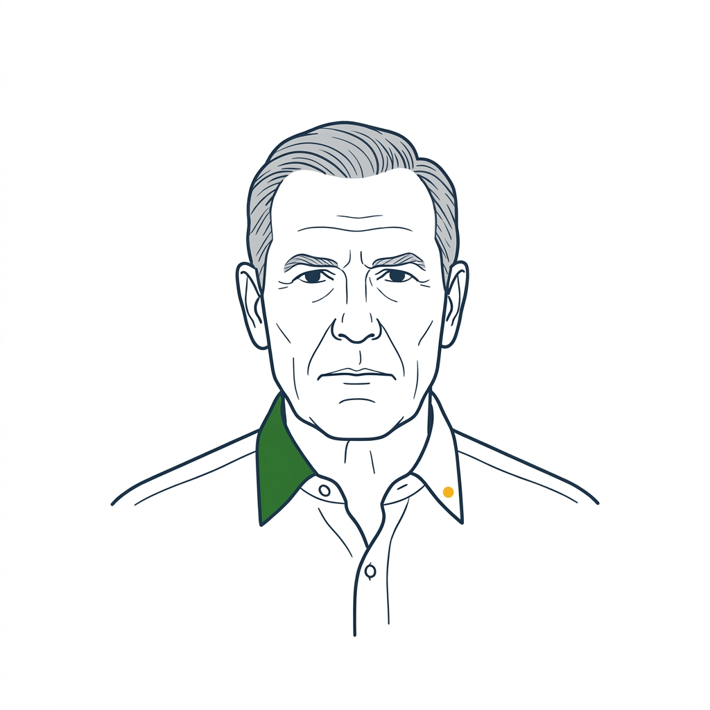Sketch portrait of Terry Smith