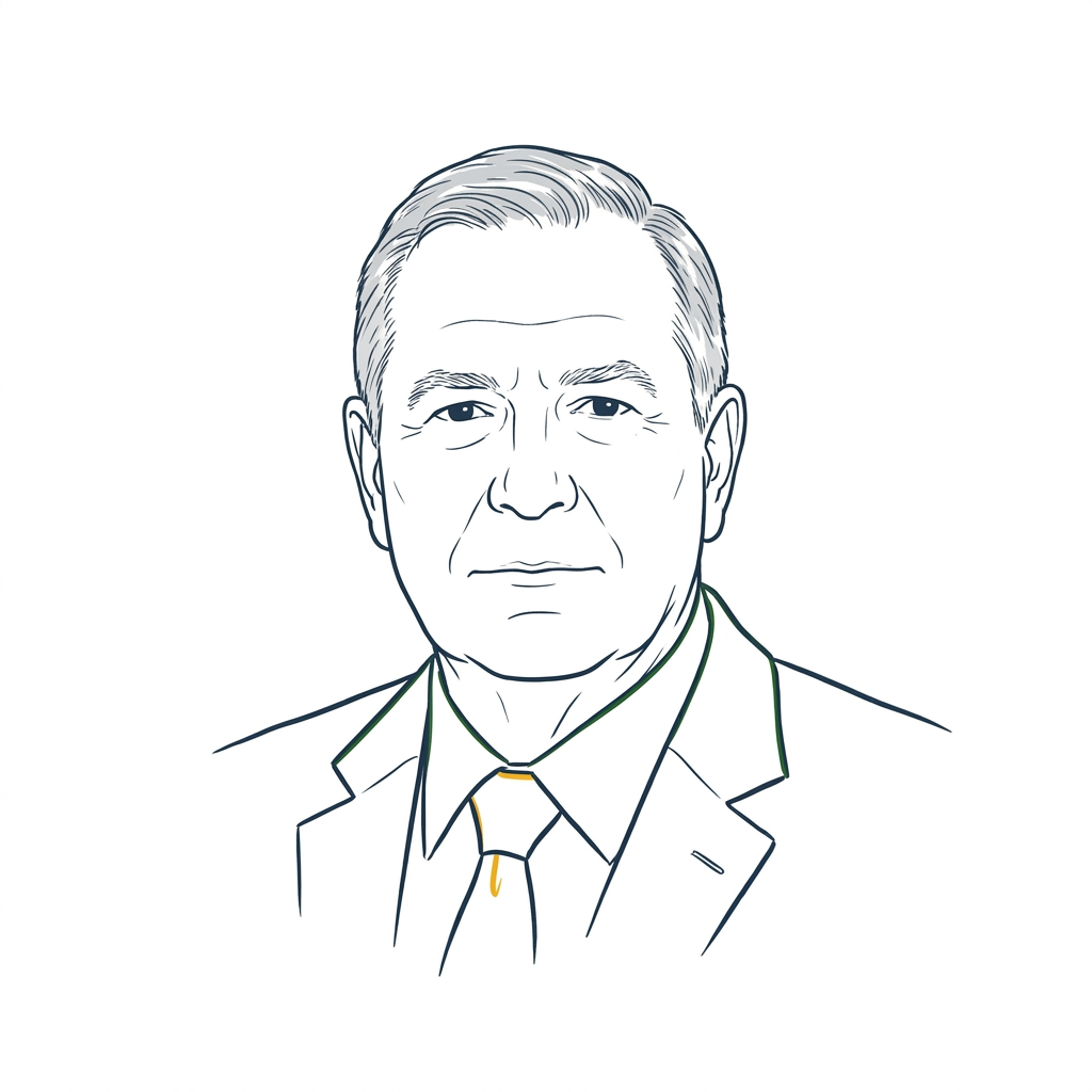 Sketch portrait of Tommy Tuberville